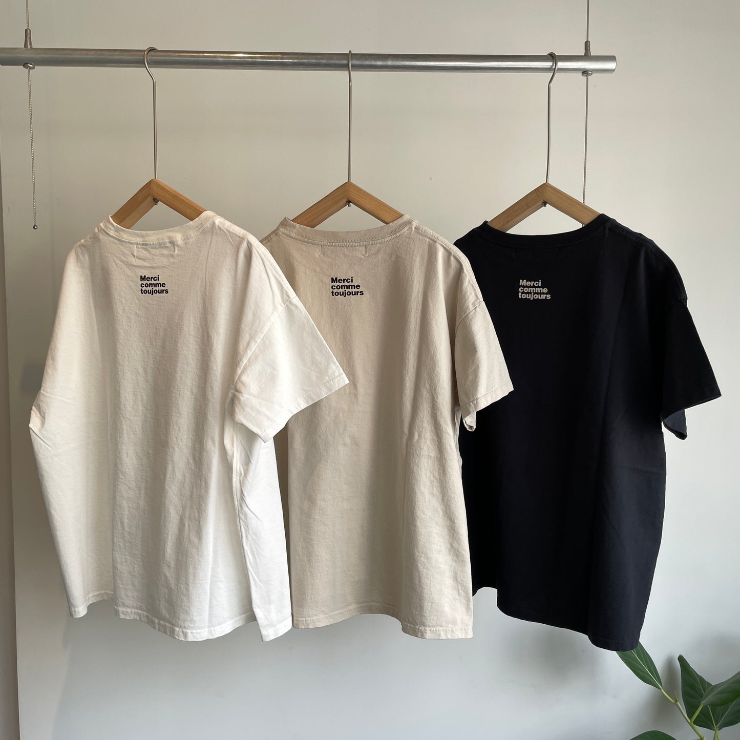handsofcreation//26/-空紡度詰め天竺バックプリントT 01620842