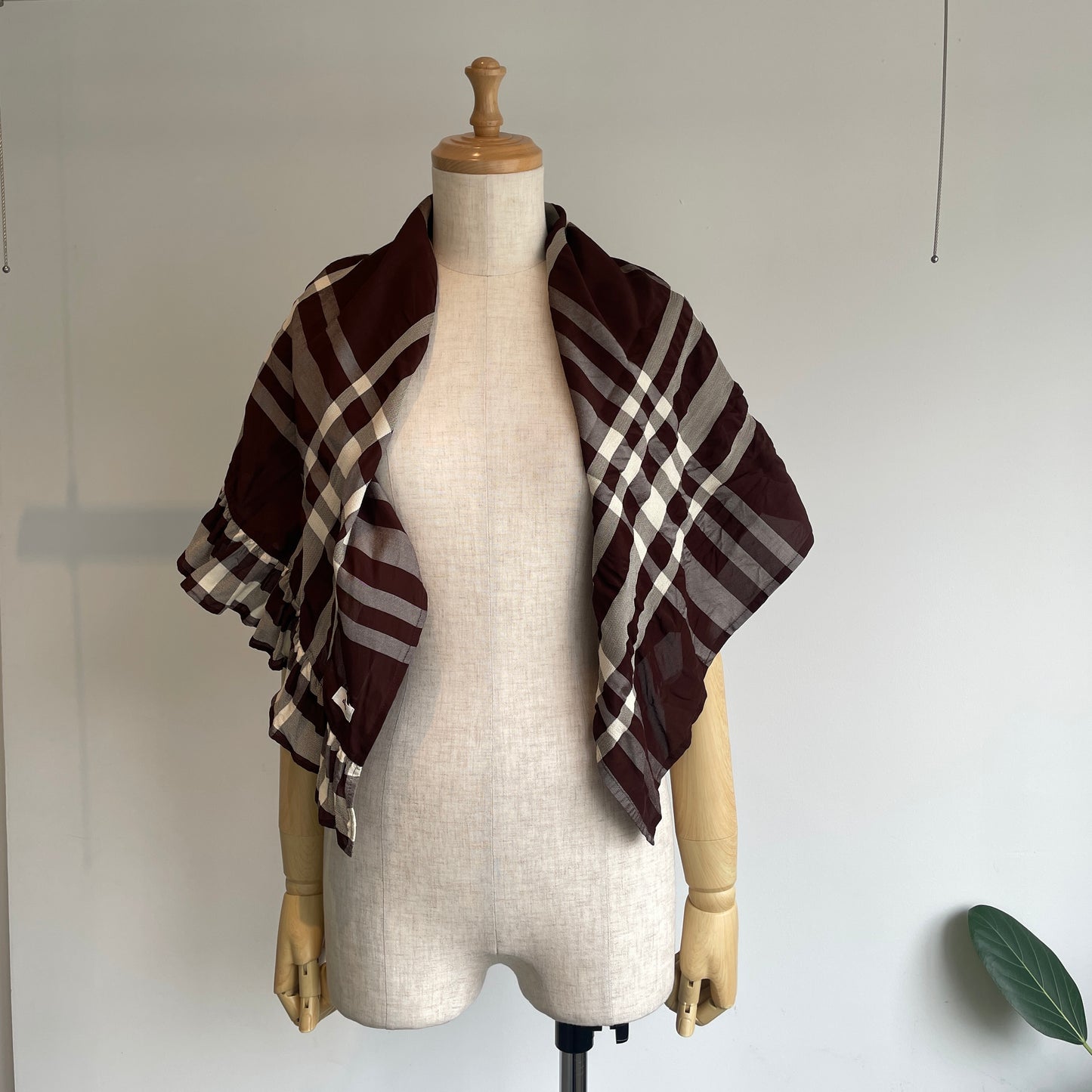 buoy buoy//Last Summer CHECK SCARF 2701MF002261
