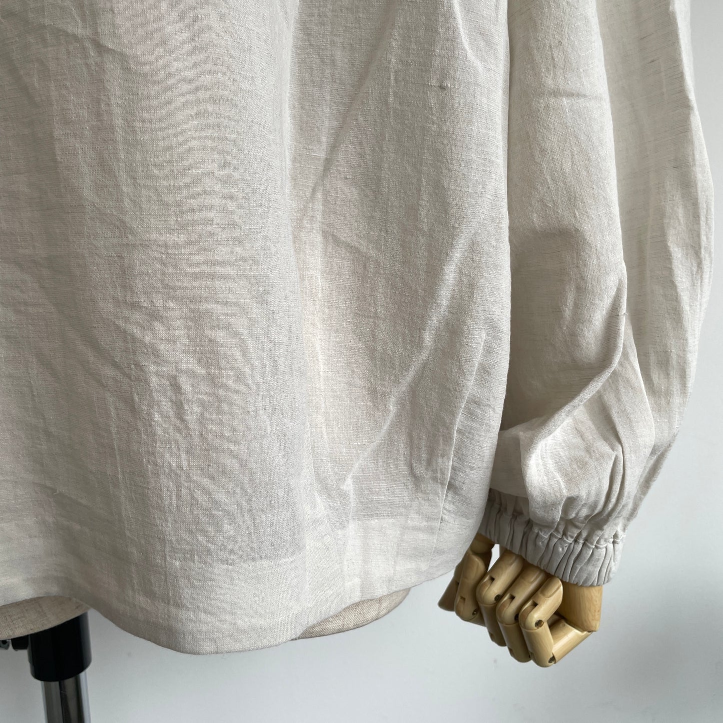 Aさま専用handsofcreation //CV100/2✕ 60/cotton/LinenCloth バンドカラーシアブルゾン　01610403