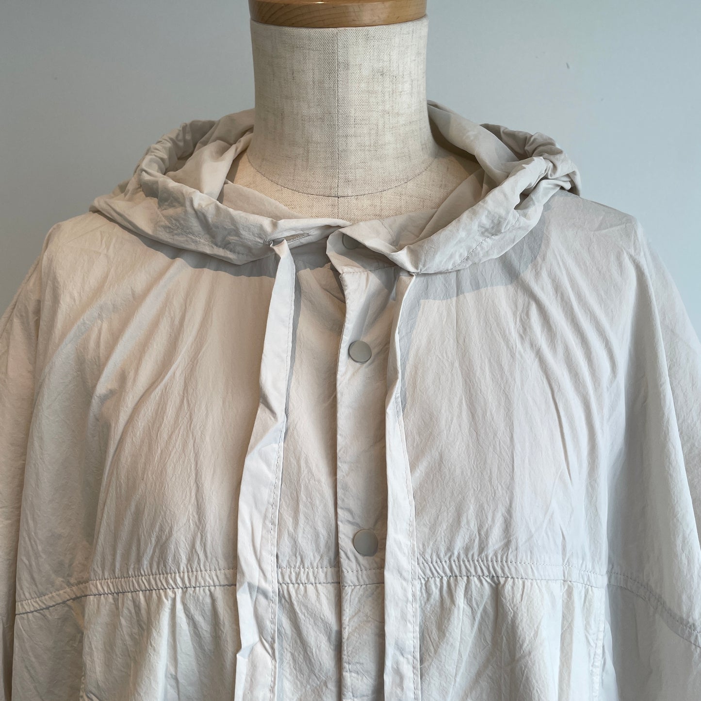 buoy buoy//45d NYLON 伊吹染め PONCHO シャツ　2701BL017261