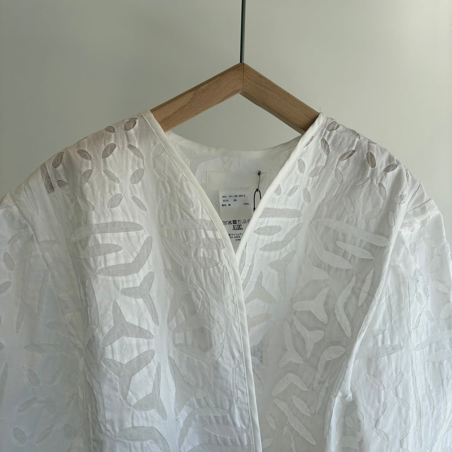 heriter//reverse appliqué jacket  H1-26-3013