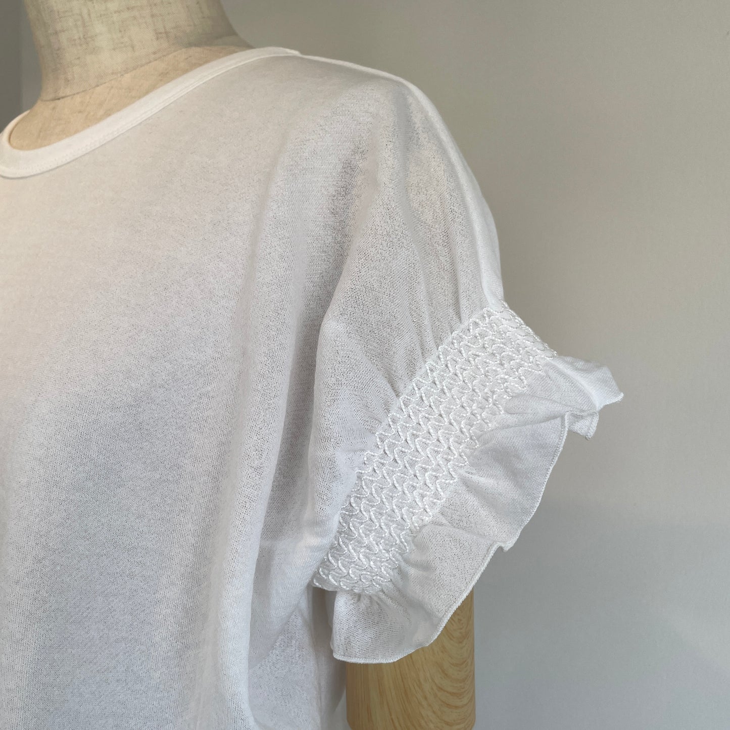 yuni//強撚C/Ny sheer gather sleeve PO  1701CT008261