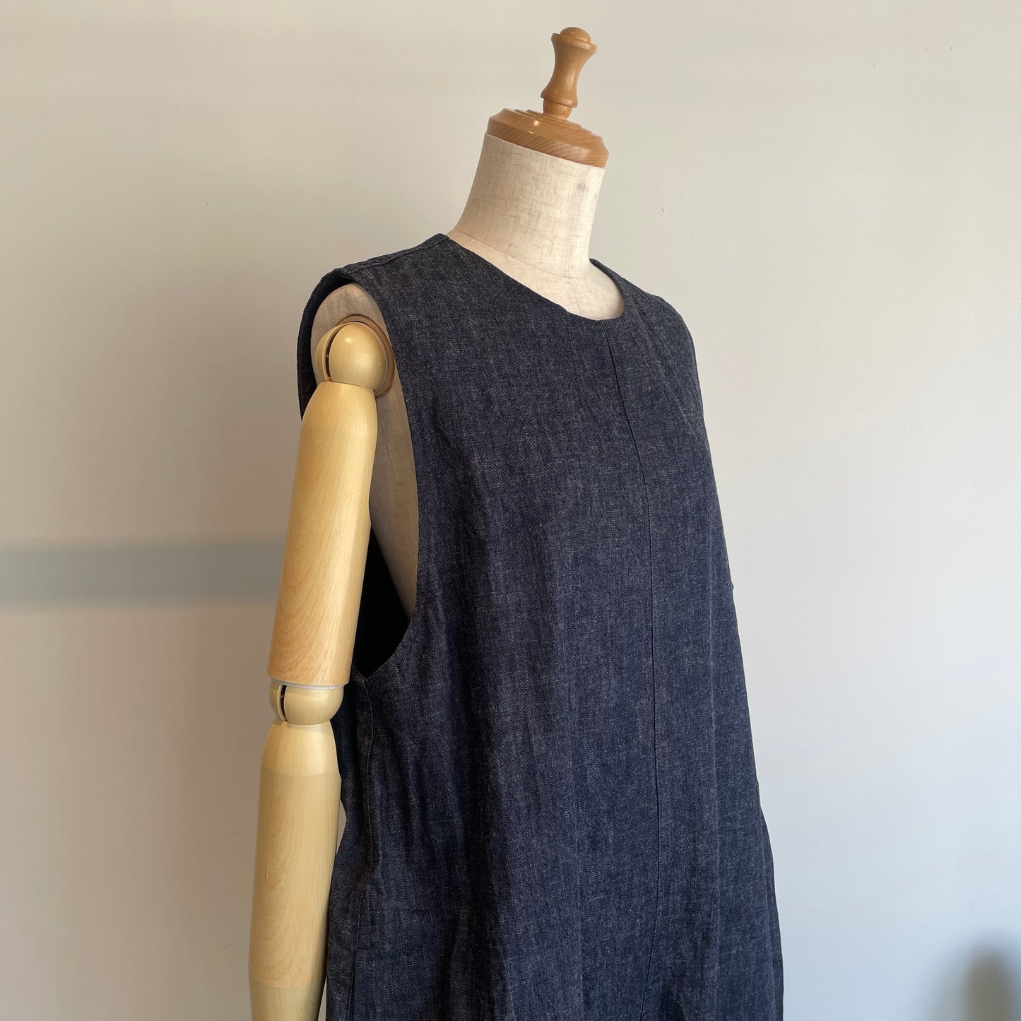 yuni//コットンライトオンス denim オールインワン　1701PT029261