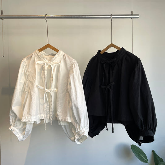 buoy buoy//強撚POPLIN 製品染 ボレロ　2701BL020261