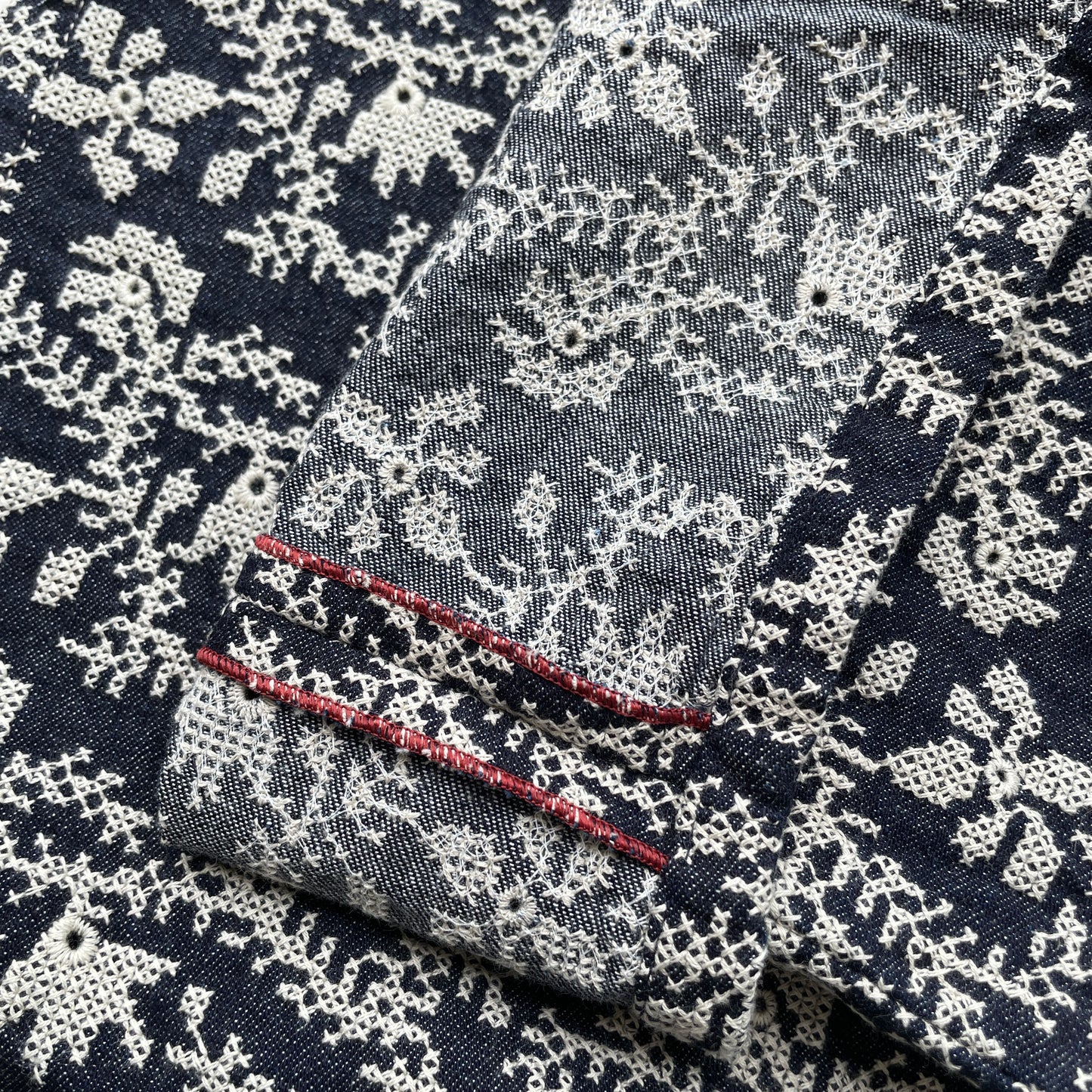 qiri//garden embroidery デニムパンツ　6301PT005262