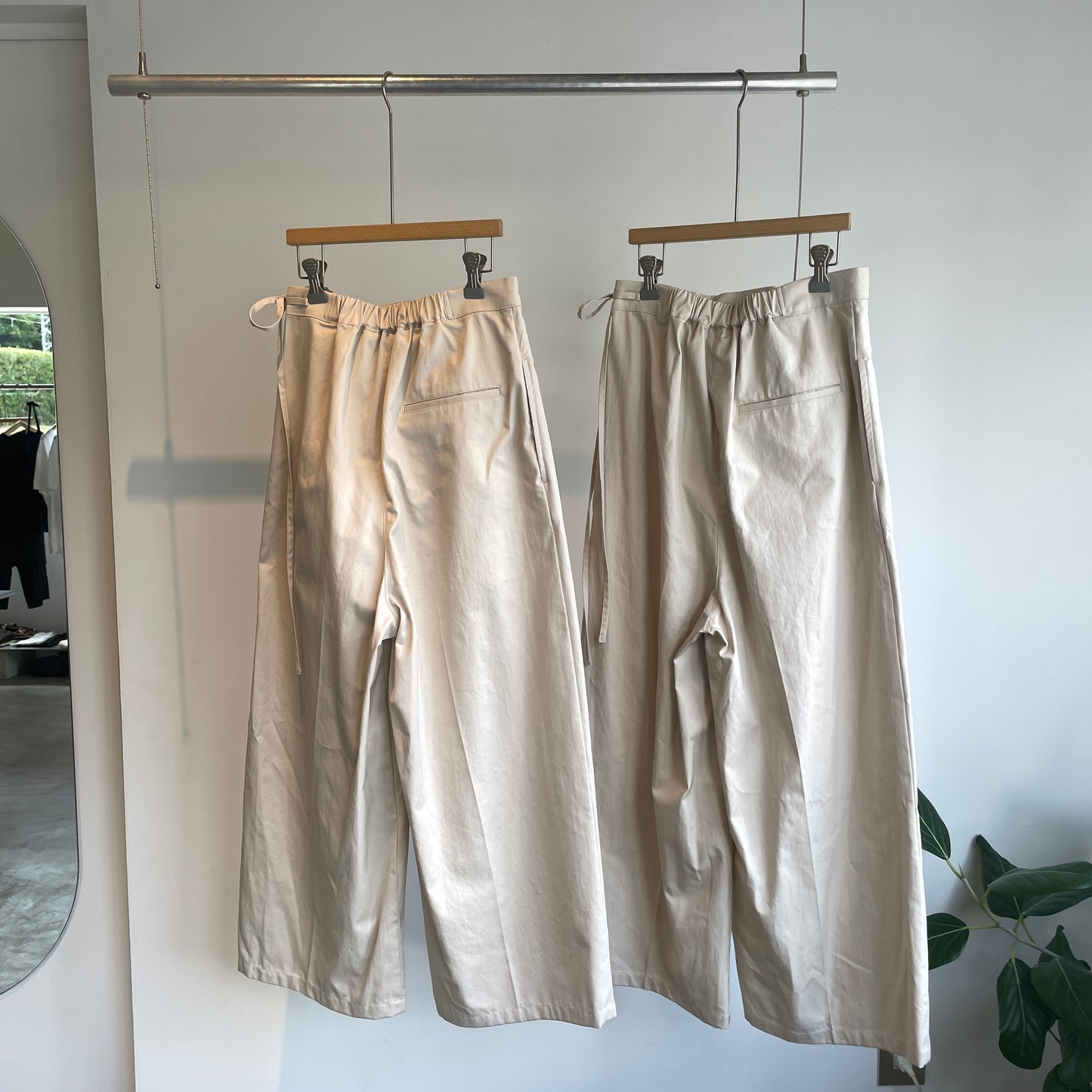 yuni//master seed Cotton chino wrap パンツ　1701PT007262