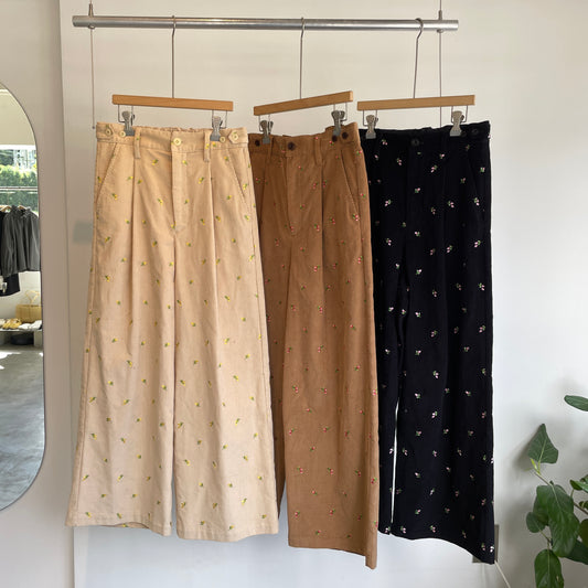 porter des boutons//boutonsコーデュロイパンツ　P23-1-026