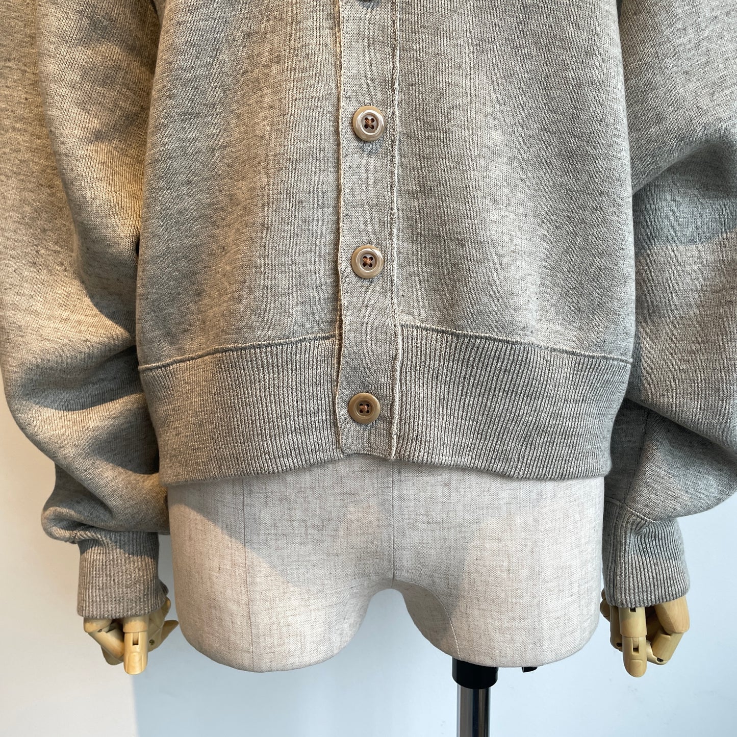 UNDYED //KNIT W FACEカーディガン　　UNS23ANCD042