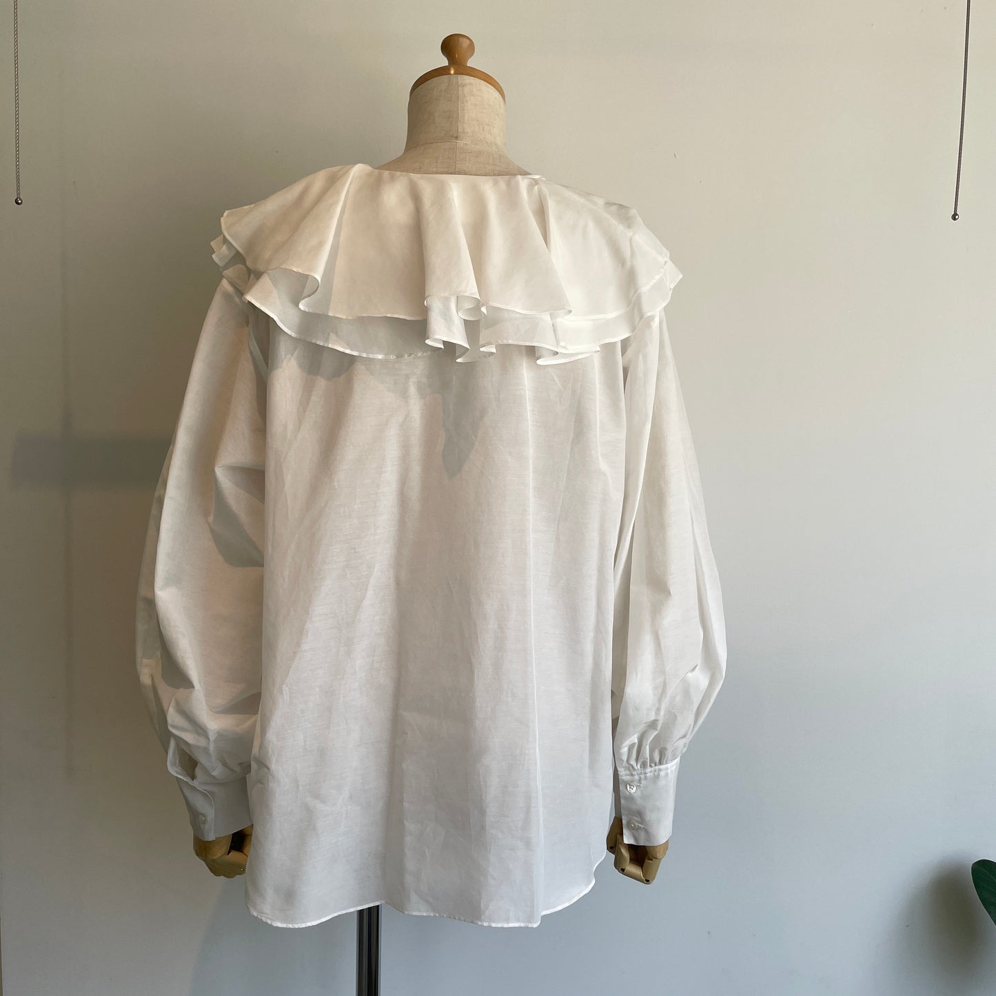 heriter//cotton silk raffle blouse H2-26-3003