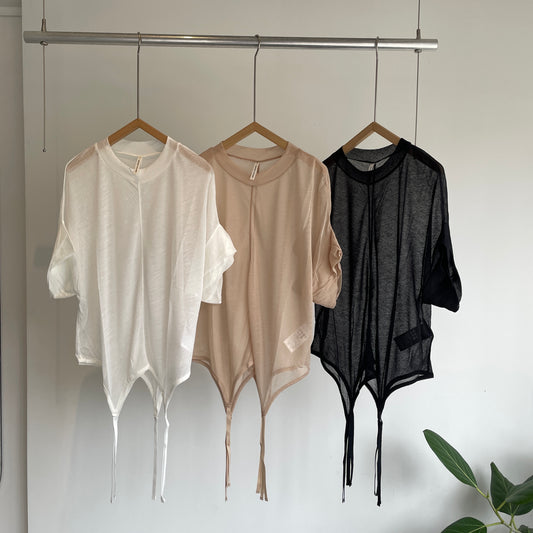 NATIVEVILLAGE//No.13 羅（うすもの）ショートスリーブトップス