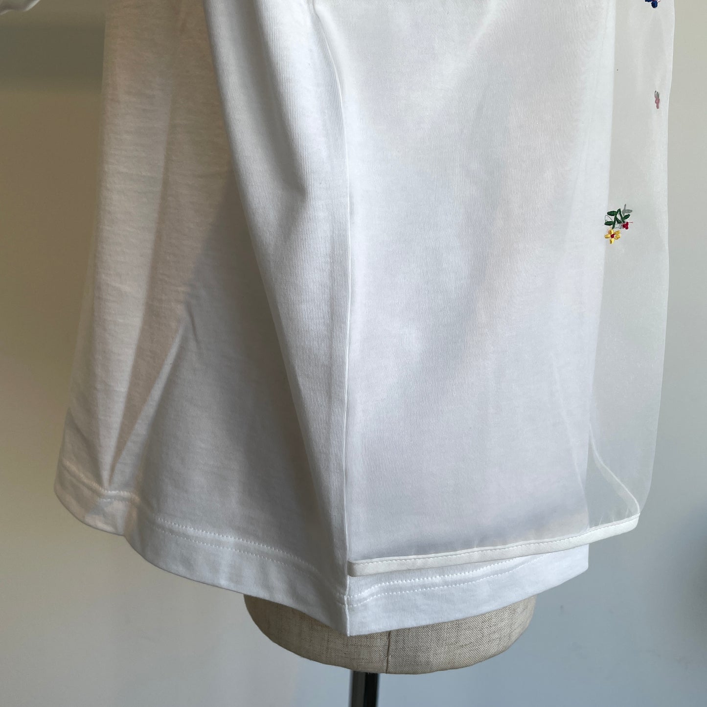 porter des boutons//Petite fleurドゥーブルTシャツ　P21-3-035