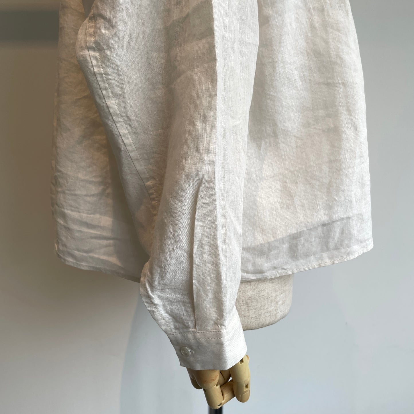 handsofcreation//Linen/Ra/chambrayプチスタンドタックフリルBL 01610612