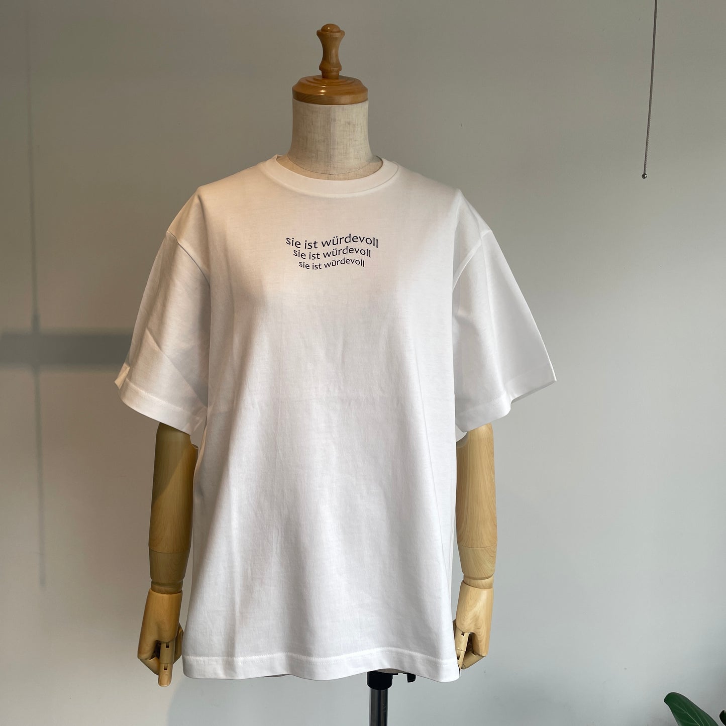 iki//ファインジャージー天竺 ウェーブロゴ Tシャツ　3101CT021261