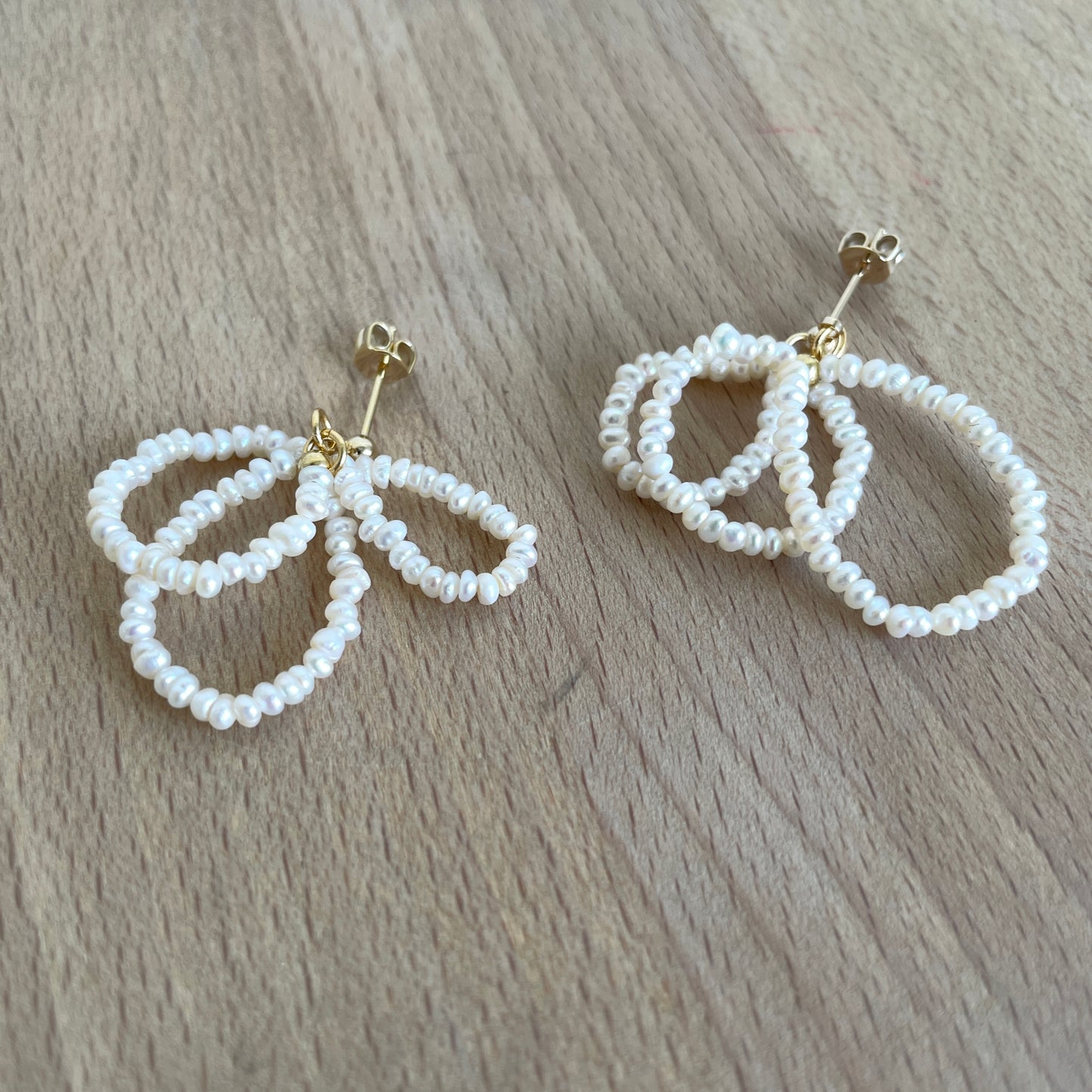 porter des boutons//淡水パールピアス　P23-4-045