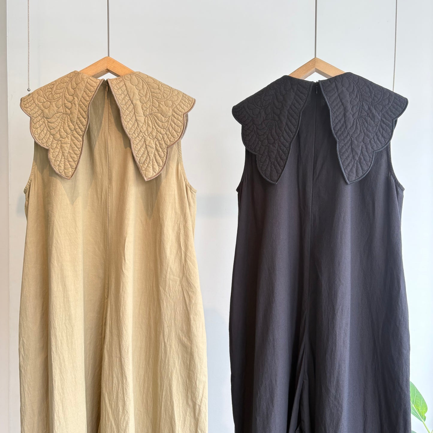 qiri//trapunto quilt collar オールインワン　6301PT004262