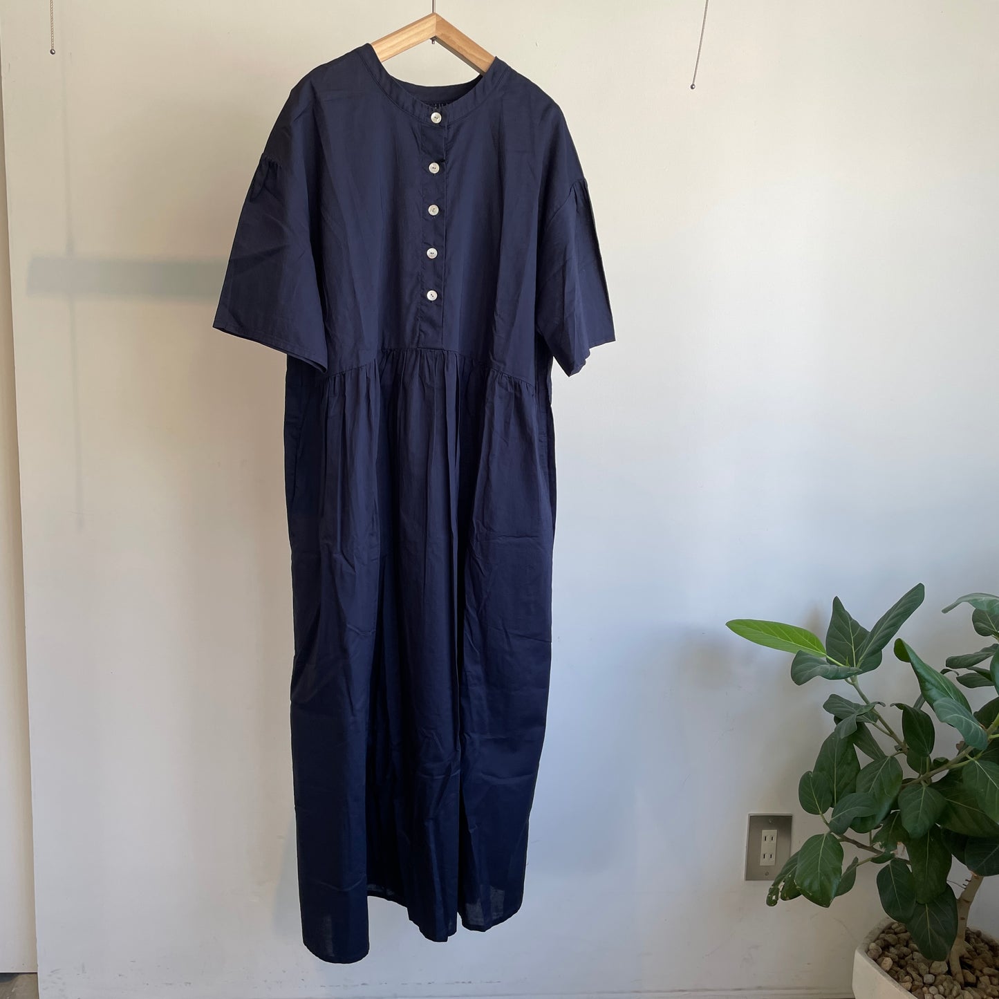 handsofcreation//60/-綿麻リネンローンクルーN2way OP 01530116