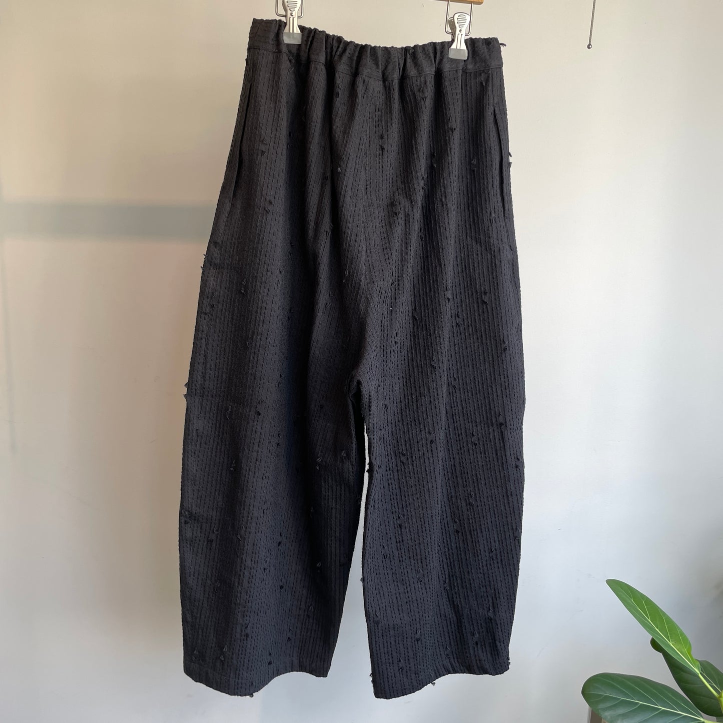 qiri//sashiko jacquard パンツ　6301PT003262