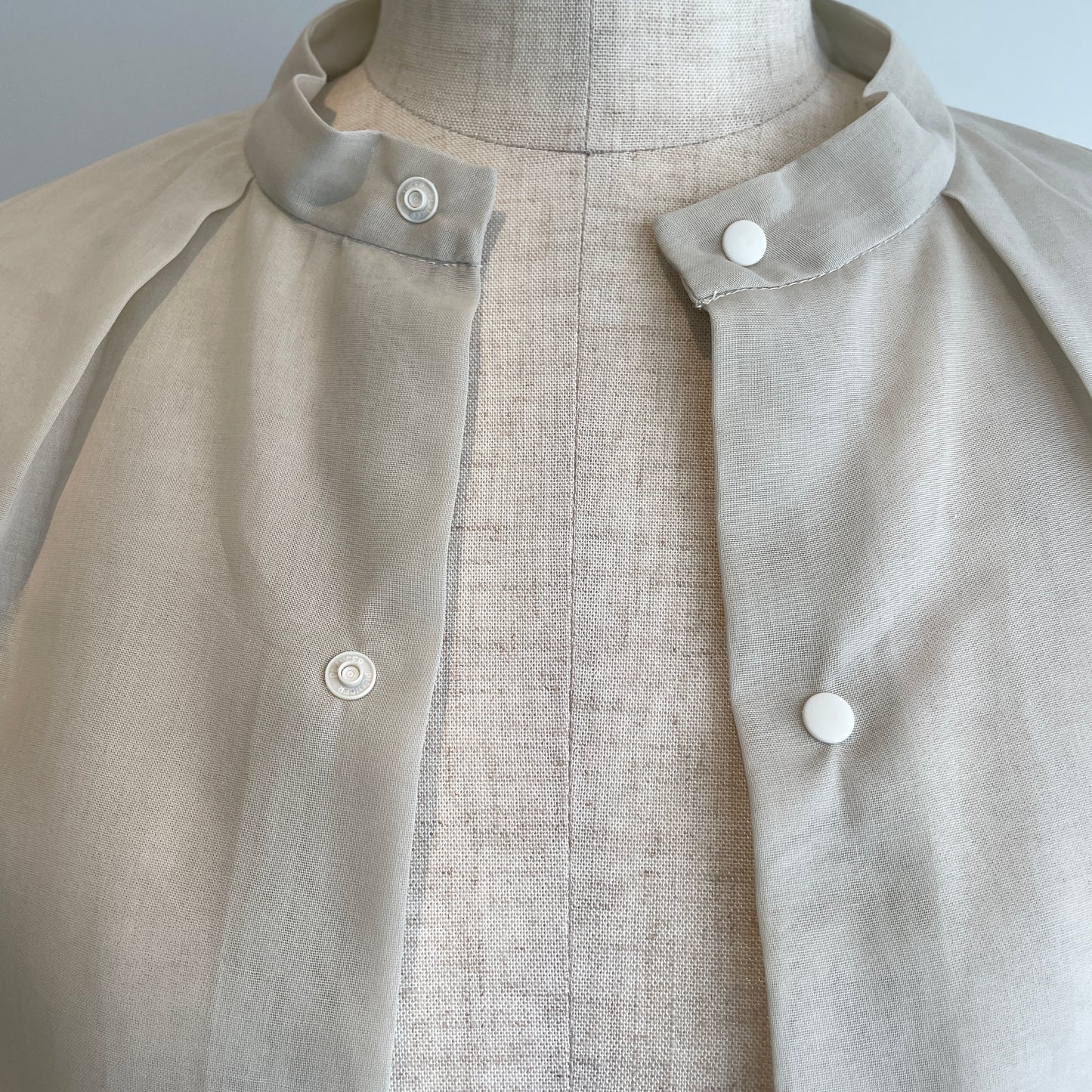 itochi //100/2 cotton organdy transparent blouse