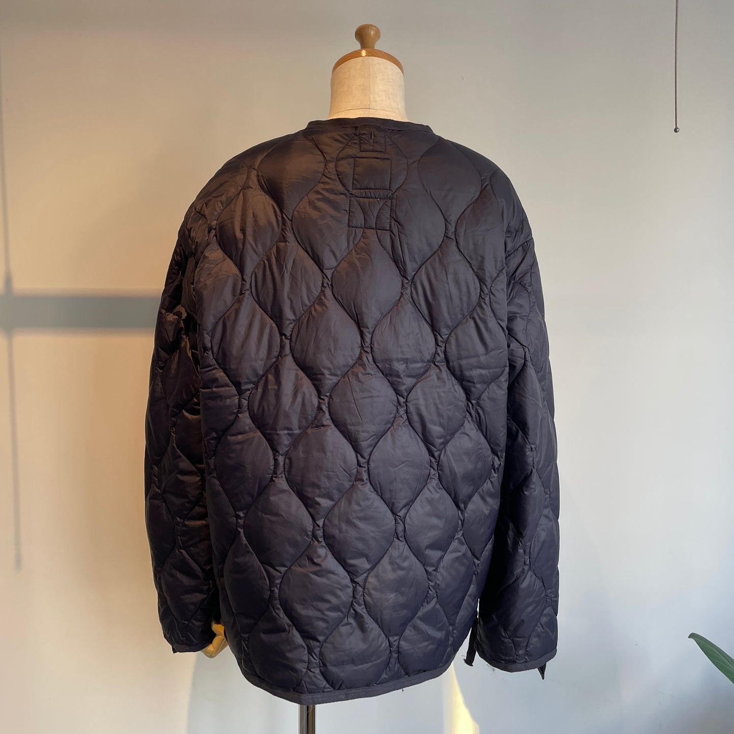 TAION//ミリタリー M65 ライナーWジップ ショートダウンジャケット-ソフトシェル TAION -M65LSZBML-1SHORT