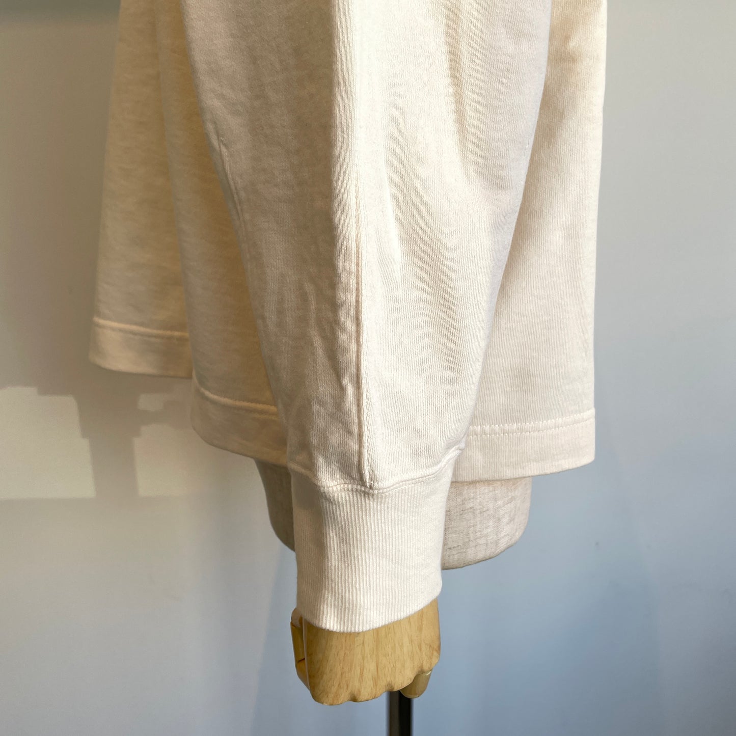 handsofcreation//40/20コマミニ裏毛変形リブカラーP/O 01550892