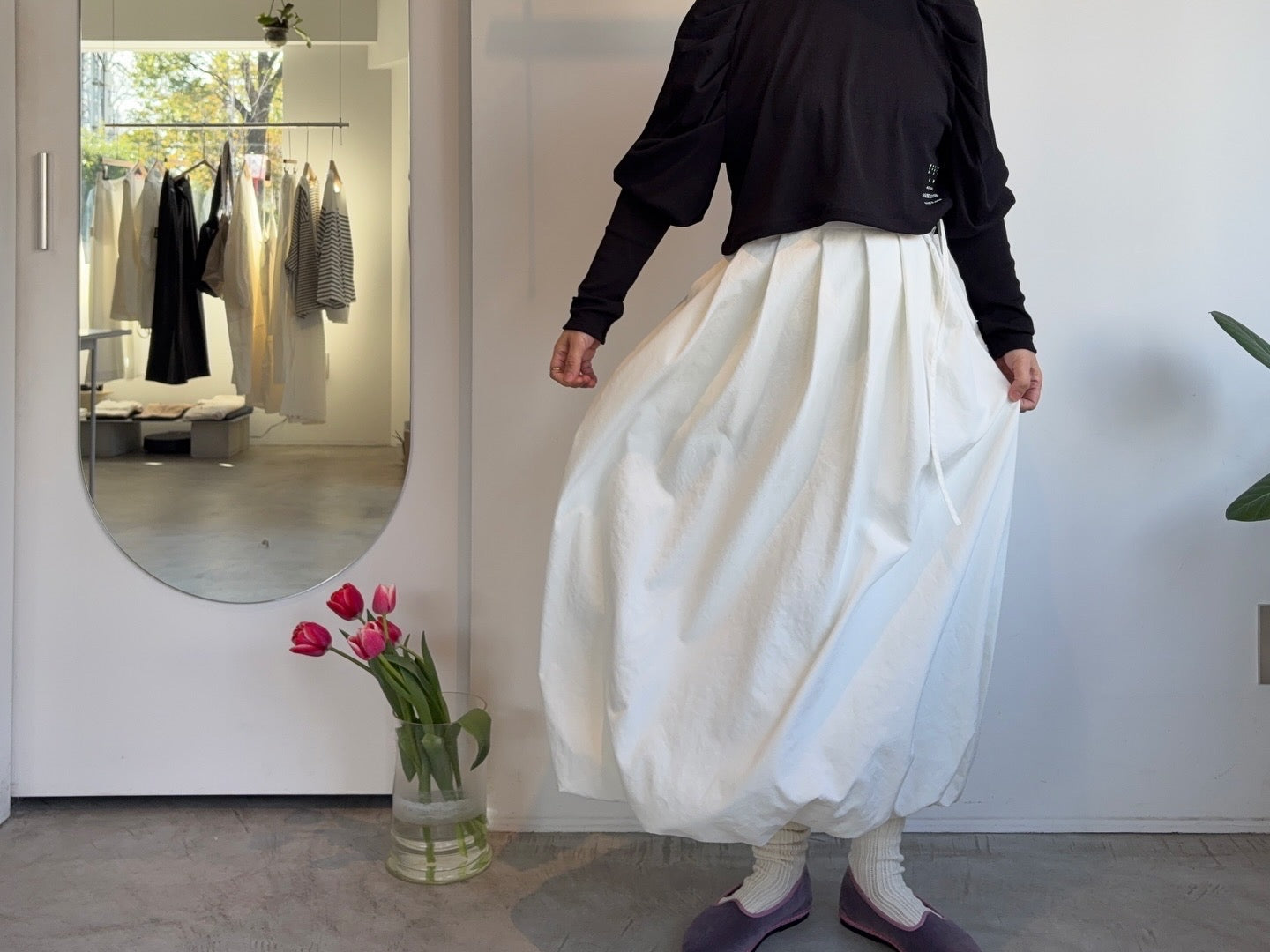 MarchAprilMay//bingsoo tops short ピンストップスショート