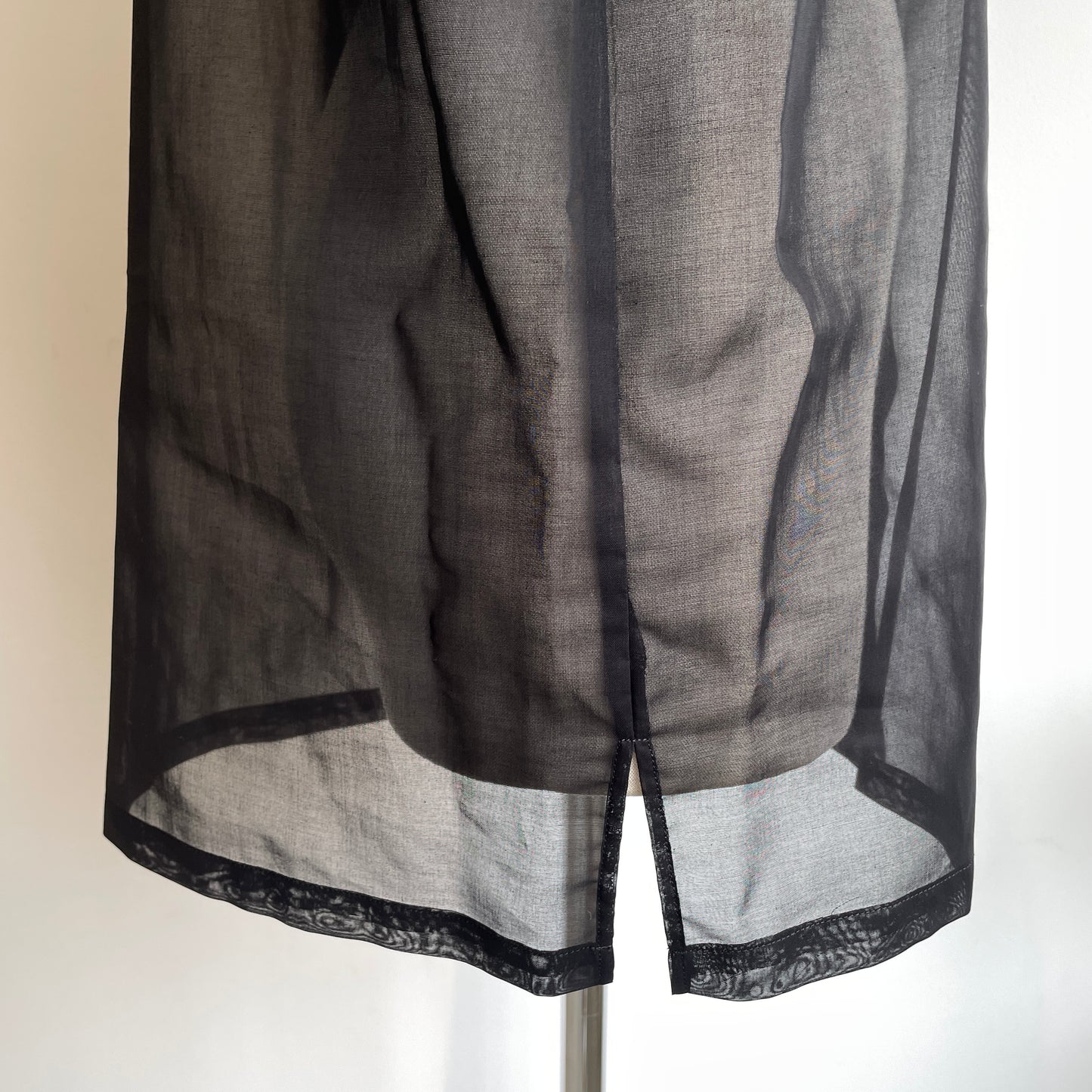 itochi //100/2 cotton organdy simple shirt