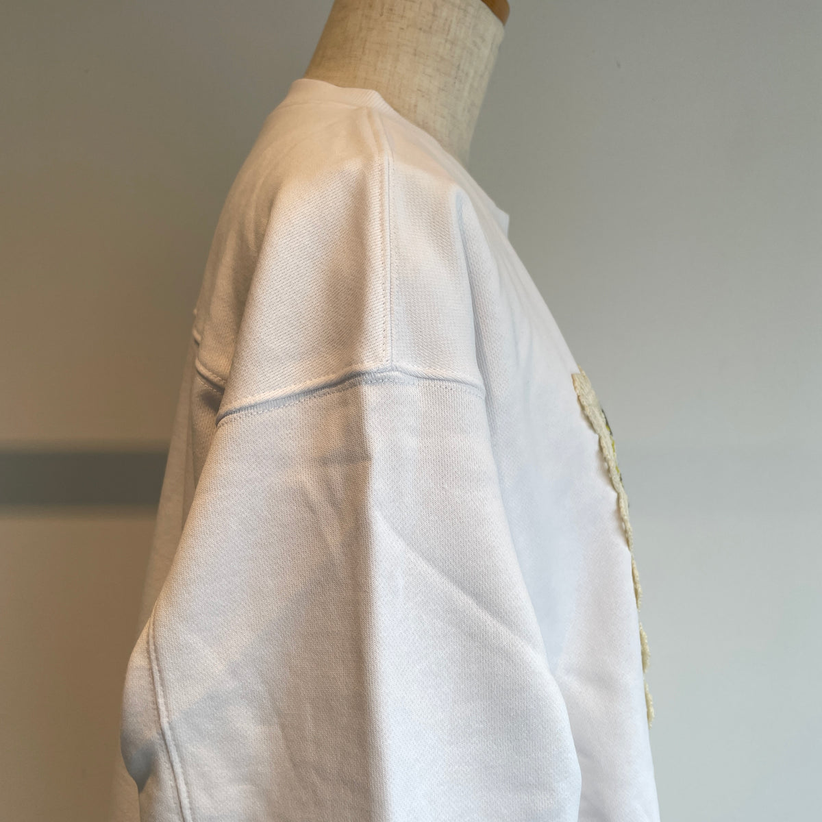 yuni//Cotton裏毛 color lace プルオーバー　1701CT001262