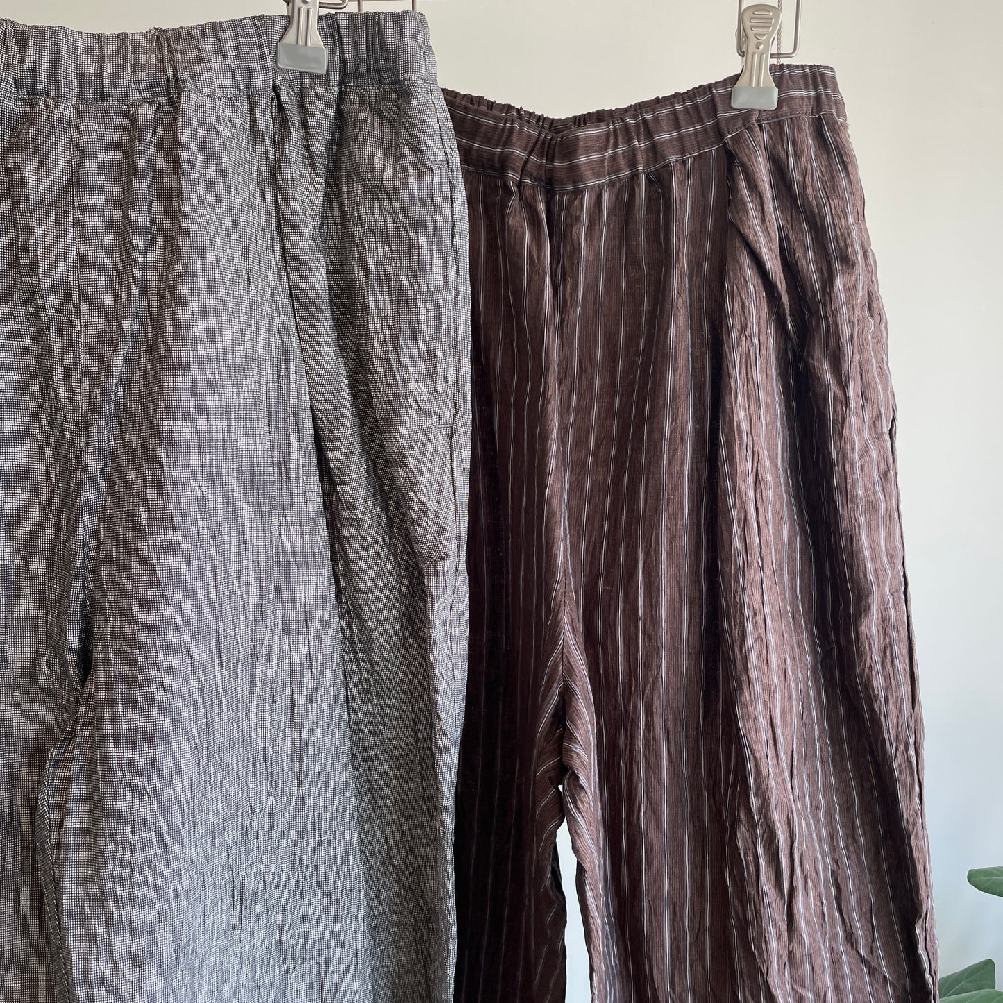 yuni//L/C/Pe washer gum tuck パンツ　1701PT024261