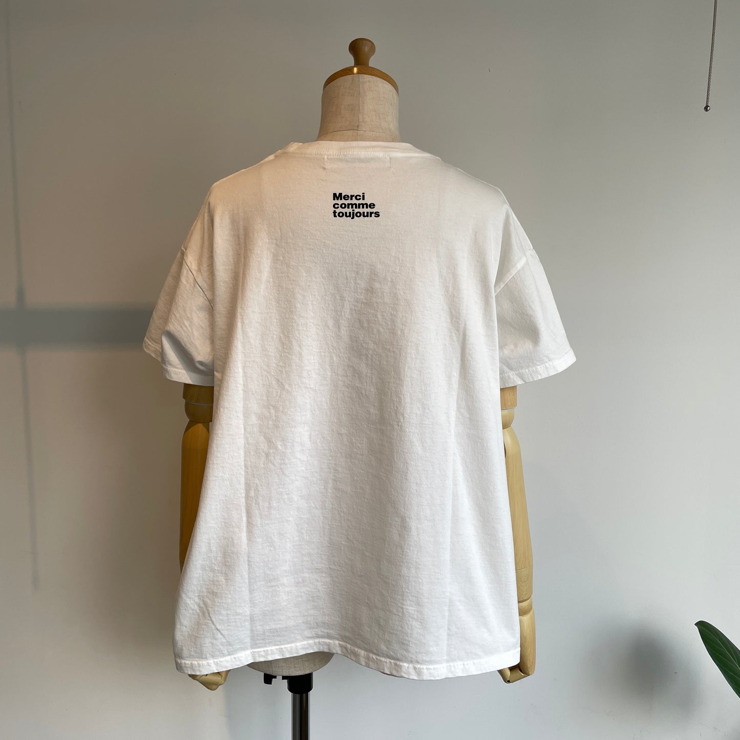 handsofcreation//26/-空紡度詰め天竺バックプリントT 01620842
