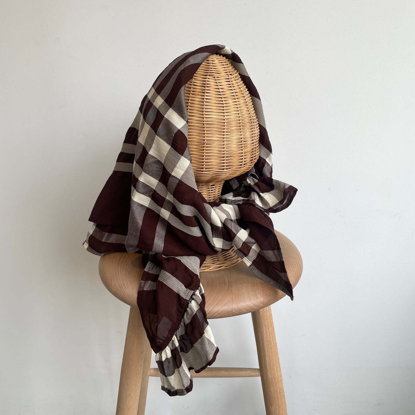 buoy buoy//Last Summer CHECK SCARF 2701MF002261