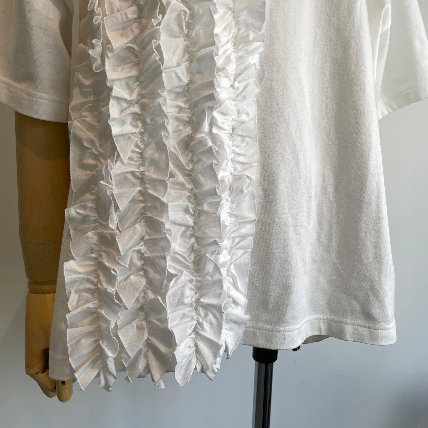 universaltissu//クラシック天竺 フリルTシャツ　US251CT023