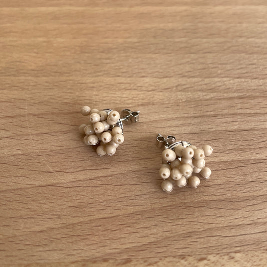 porter des boutons//カイユーピアスー天然石　P21-4-039