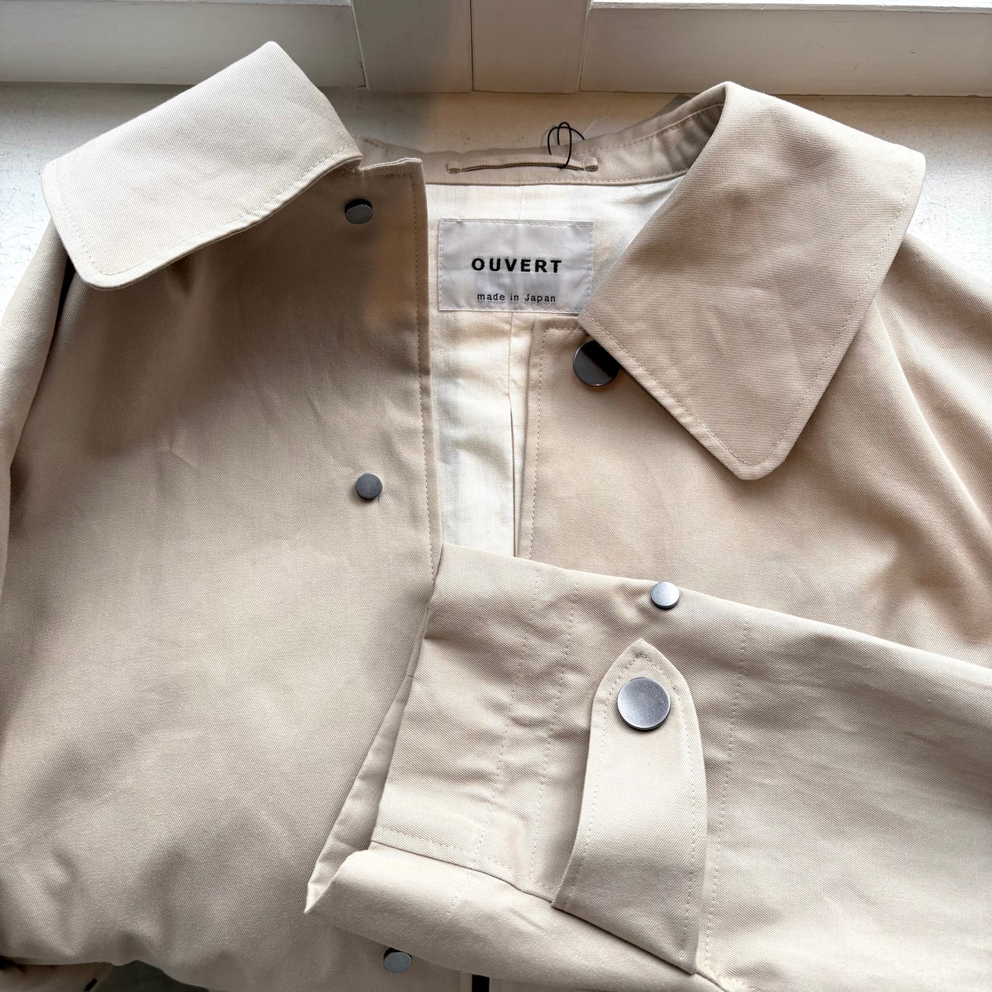 handsofcreation//2/60シャンブレーギャバ撥水ステンコート　2610001