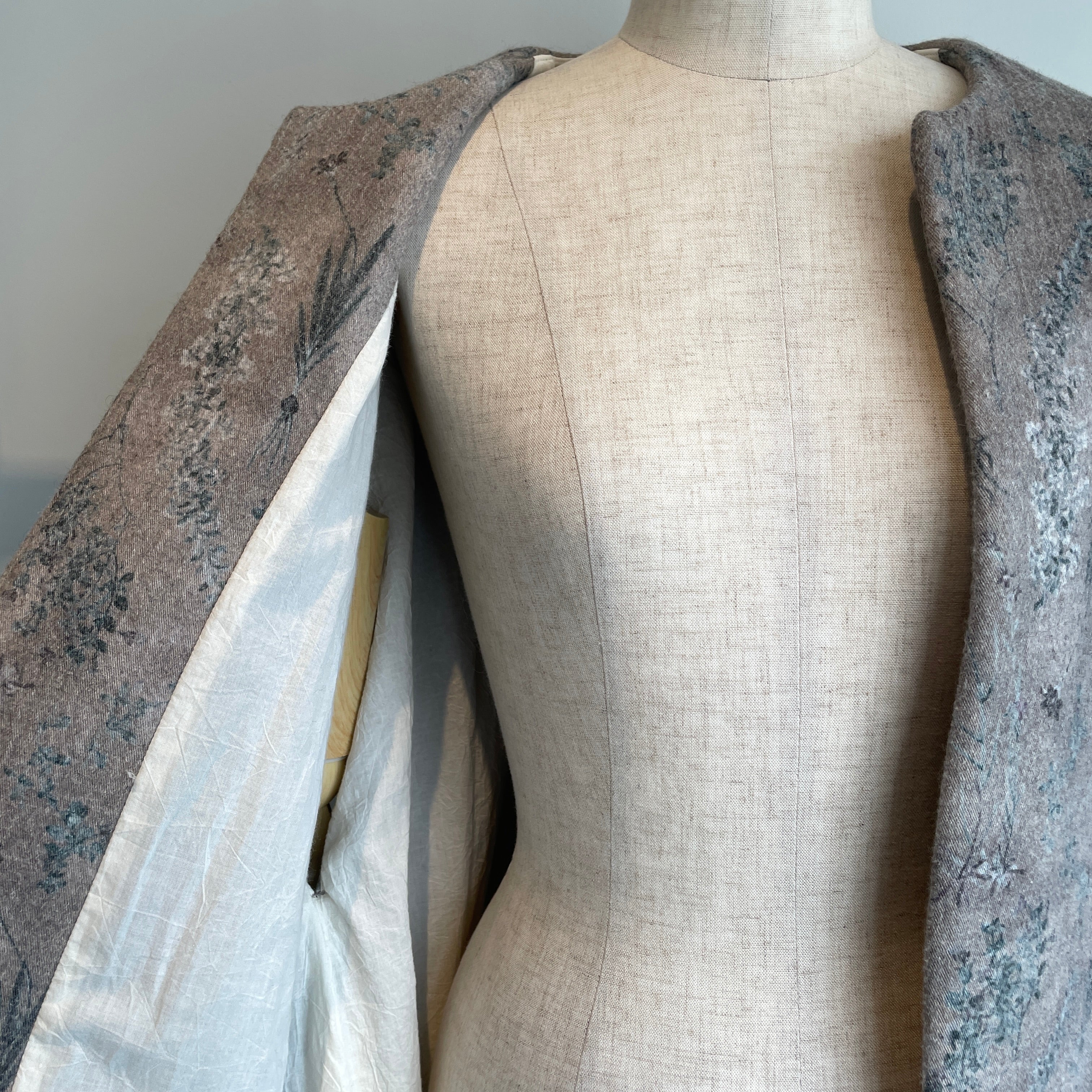 qiri //old letter flowers long gilet 6301OP005252 – hibikiru