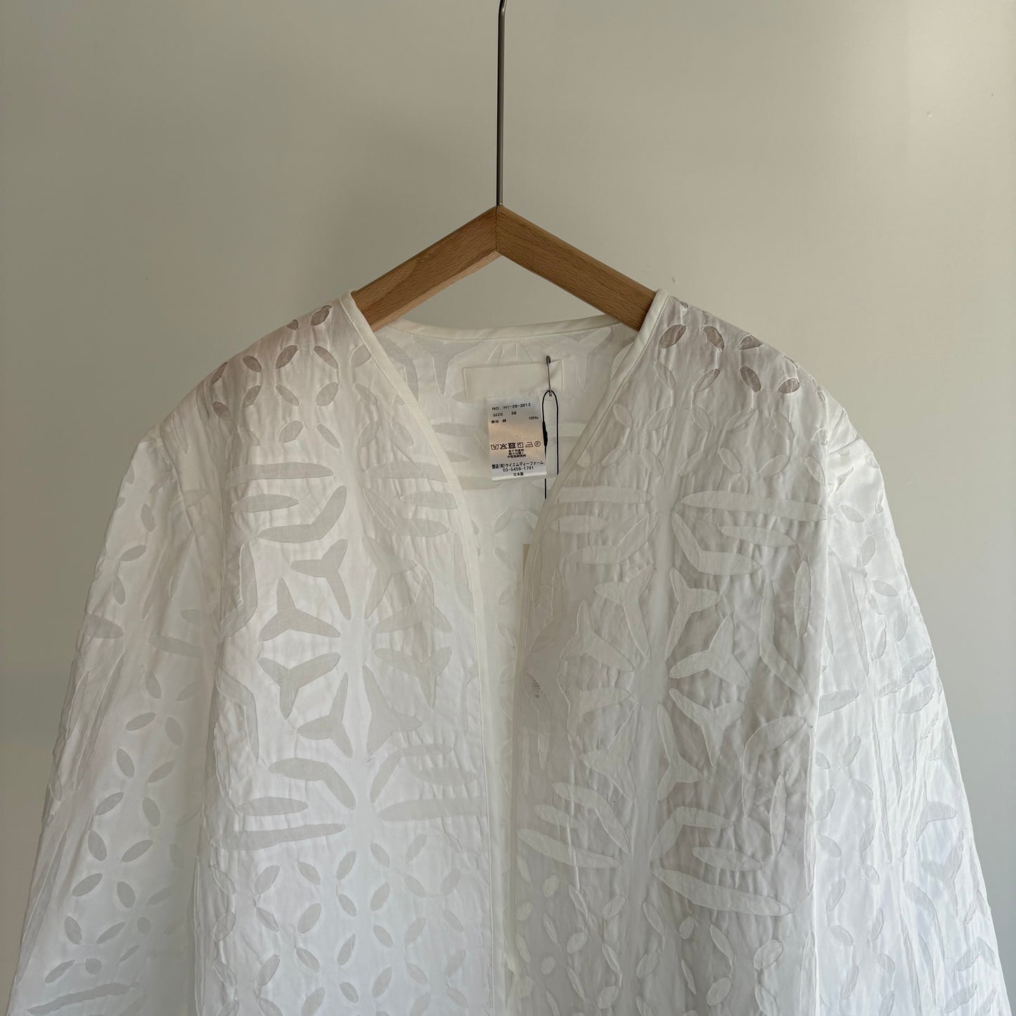 heriter//reverse appliqué jacket  H1-26-3013