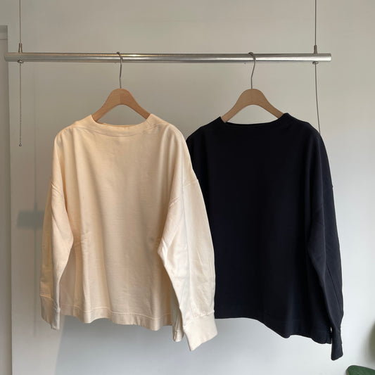 handsofcreation//40/20コマミニ裏毛変形リブカラーP/O 01550892