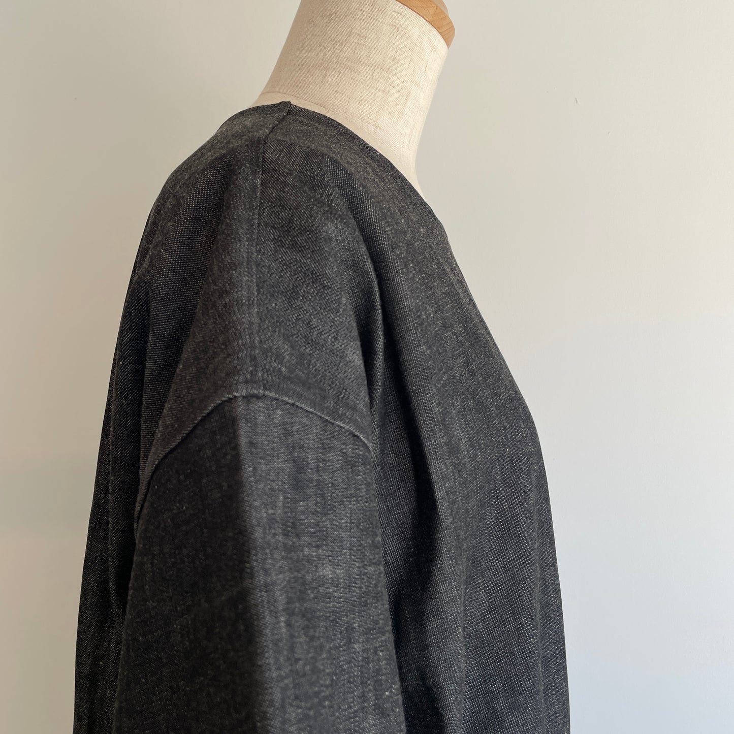 HAVERSACK //8.5 0Zライトデニム 5分袖ロングワンピ
ース） 652622