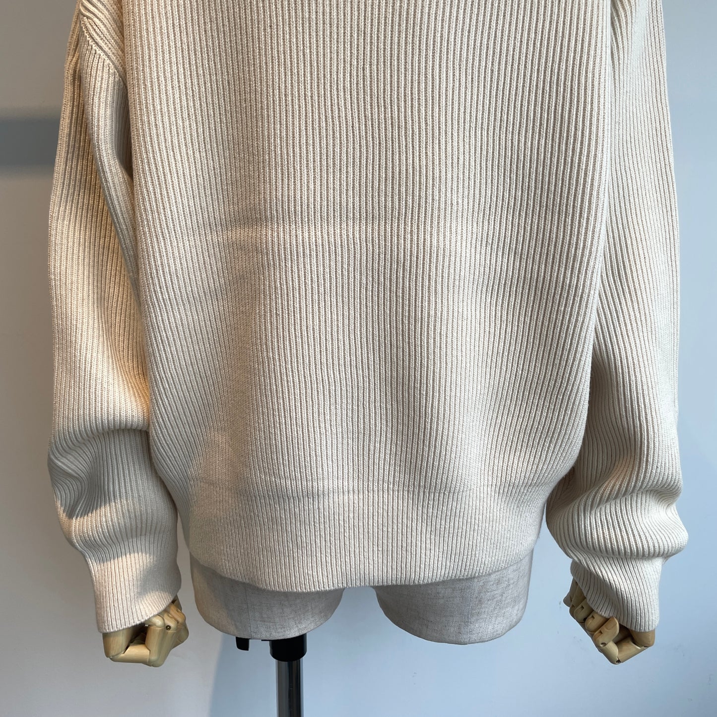 UNDYED //HALF ZIP AZE KNIT 25F214