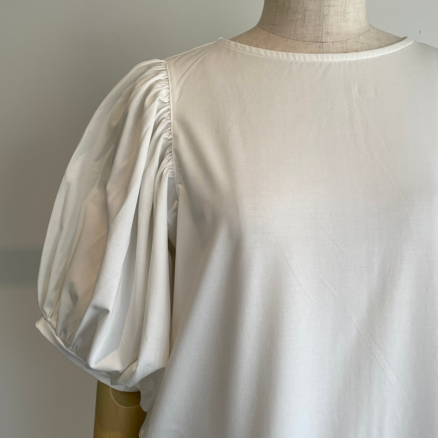 universaltissu//ソルシールドハイゲージ天竺ボリュームスリーブオールインワン　UT261CT013