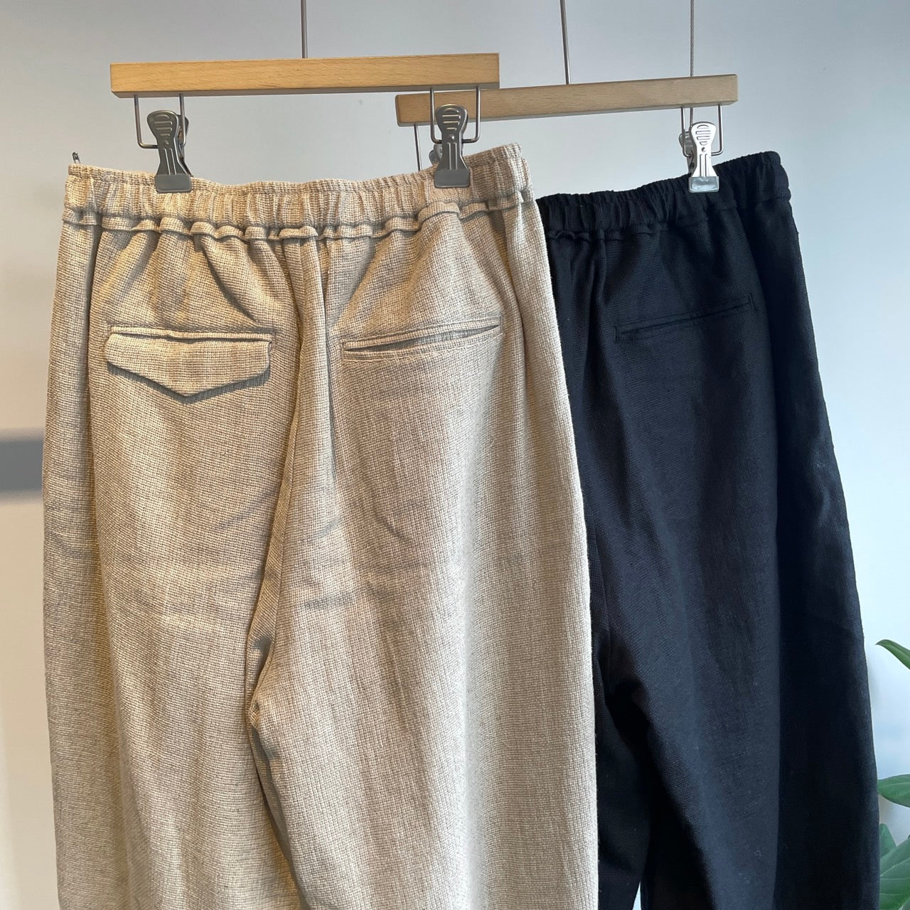 handsofcreation//C/Liパナマ2タックイージーパンツ　2610306