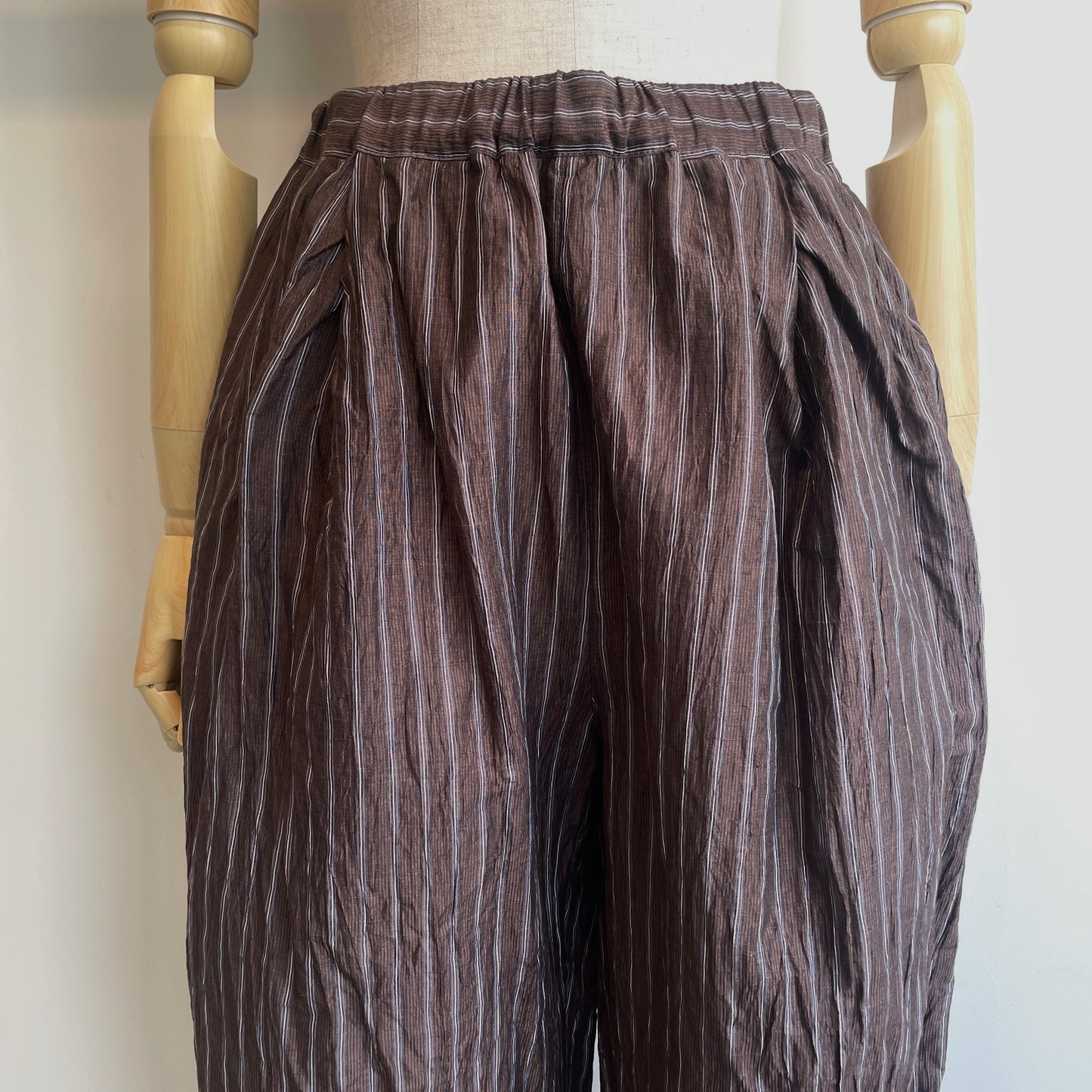 yuni//L/C/Pe washer gum tuck パンツ　1701PT024261