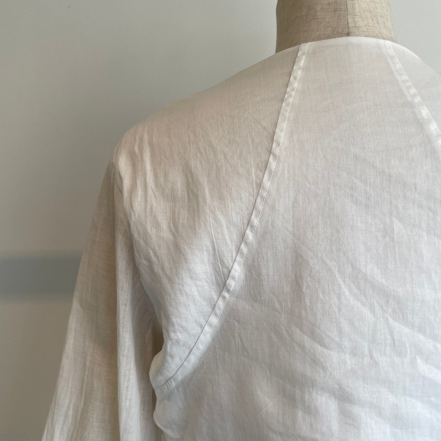 heriter//bobbin lace cutwork parts blouse HO-00-3079