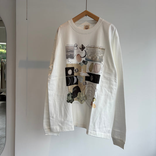 Sweet Little Nothing//月と鉱石　ロングスリーブTシャツ(Mサイズ)