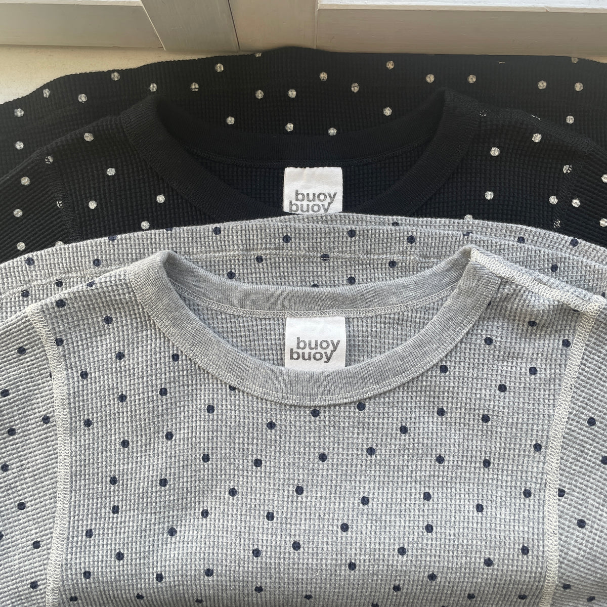 buoy buoy//dot print WAFFLE DORMAN プルオーバー 2701CT013262