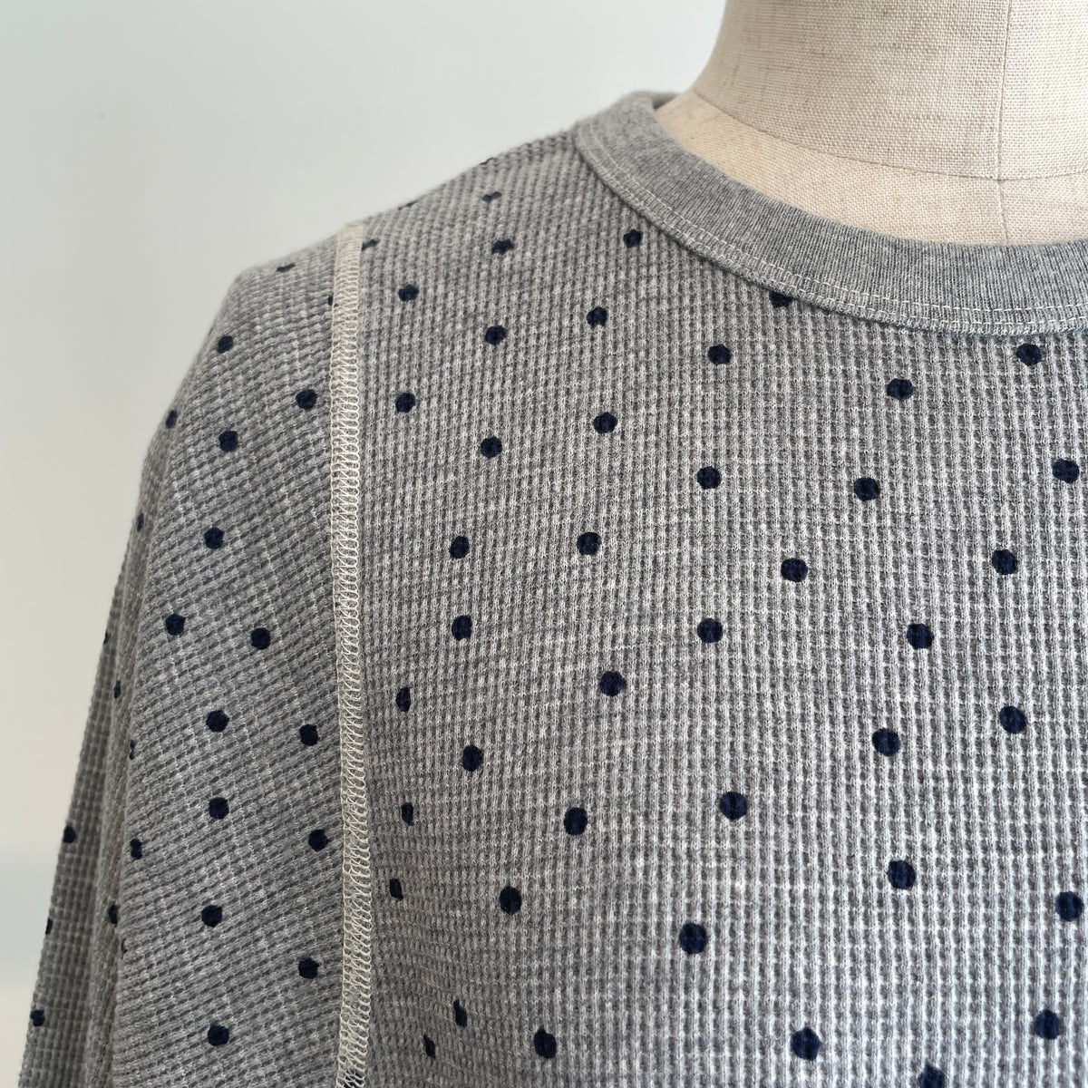 buoy buoy//dot print WAFFLE DORMAN プルオーバー 2701CT013262