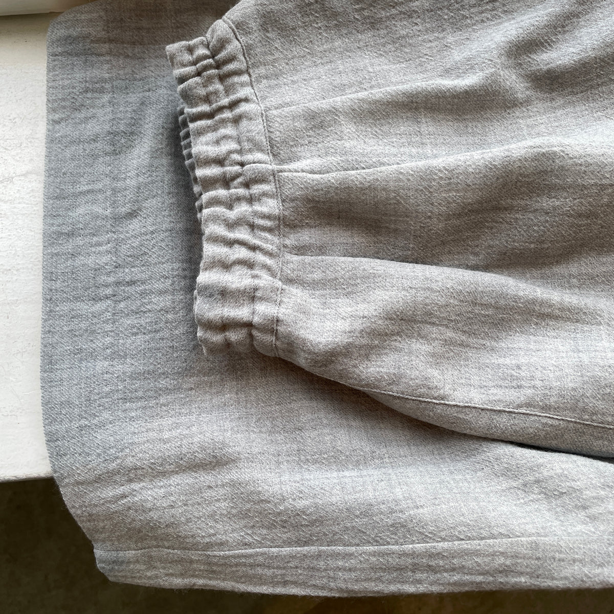 handsofcreation//wool soft gauzeオーバーイージーキュロットパンツ　01650342
